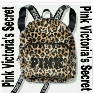🆕PINK VS🐾2019 CHEETAH FUR MINI BACKPACK